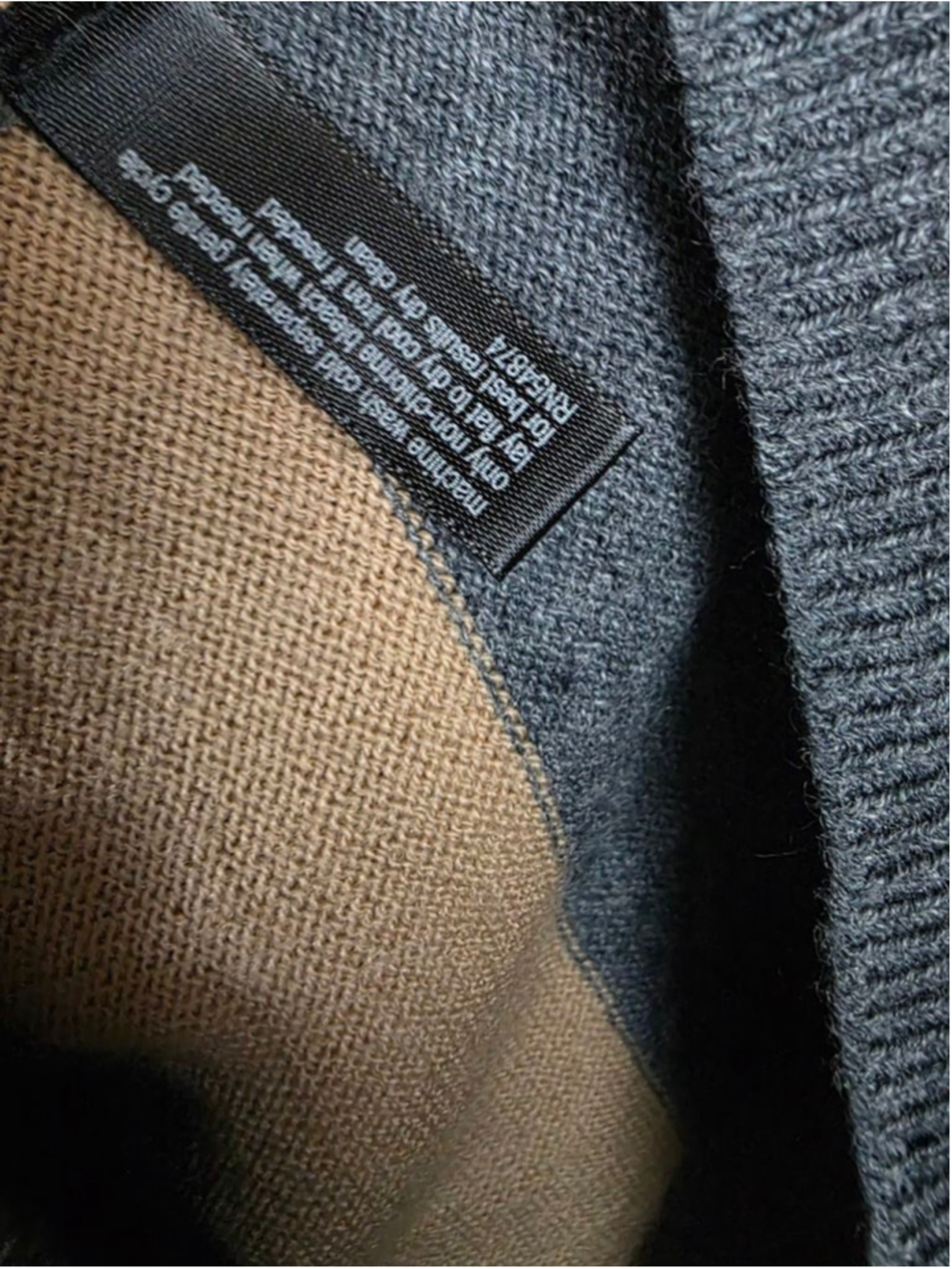 Women's THE LIMITED Gray Red Tan Striped Crew Neck Sweater Small - Picture 4 of 4